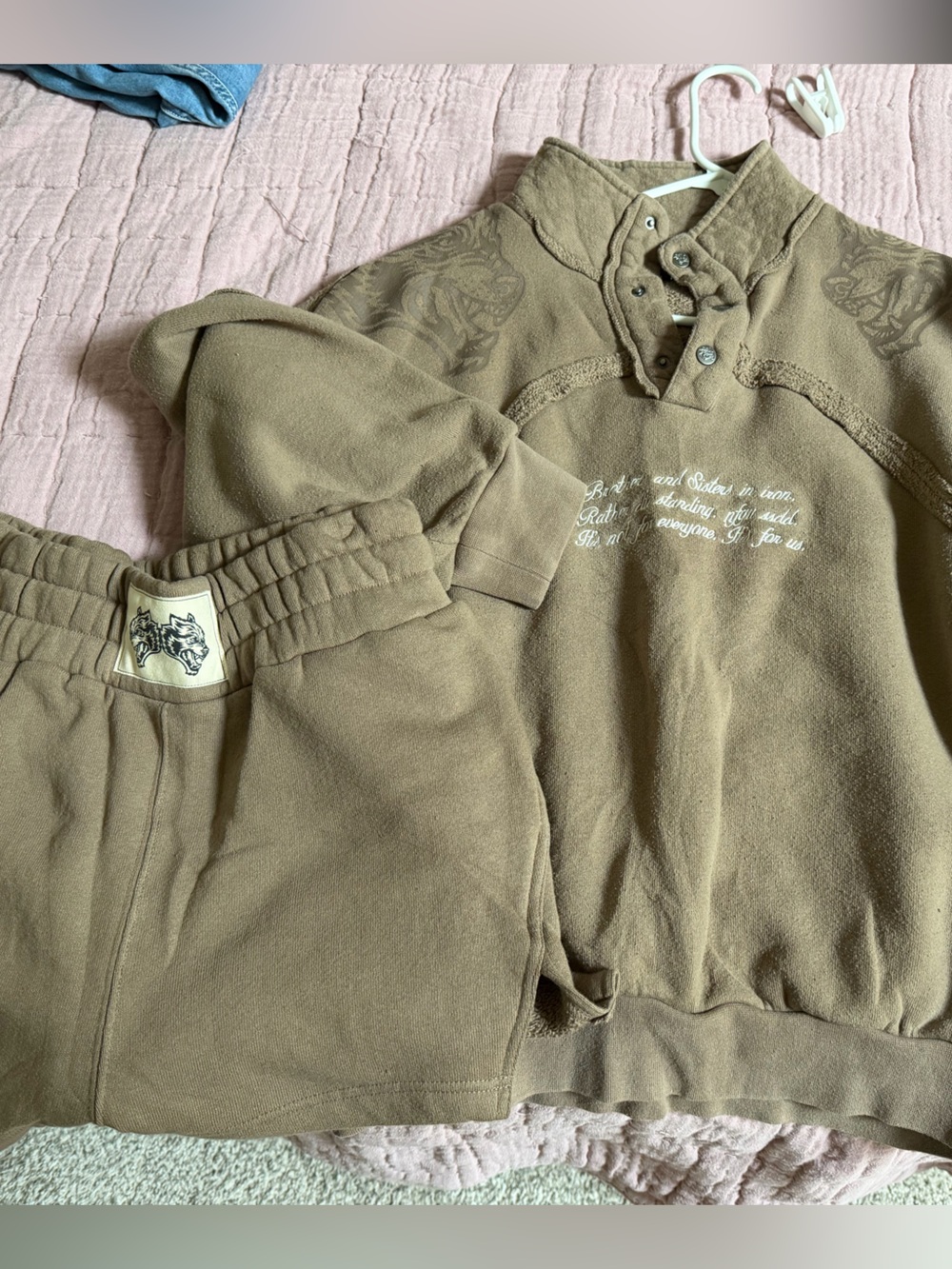Dark Sport - Brown Embroidered Set - M